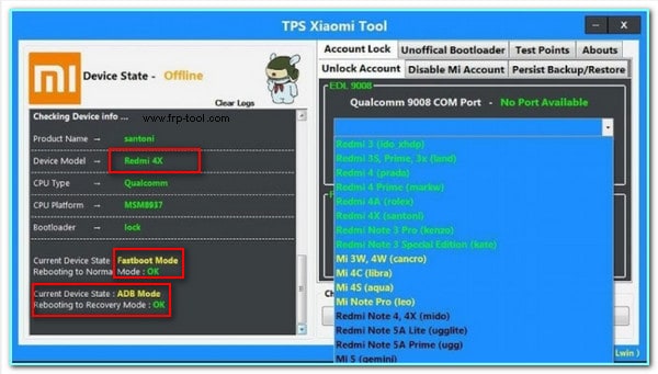 TPS Xiaomi Tool