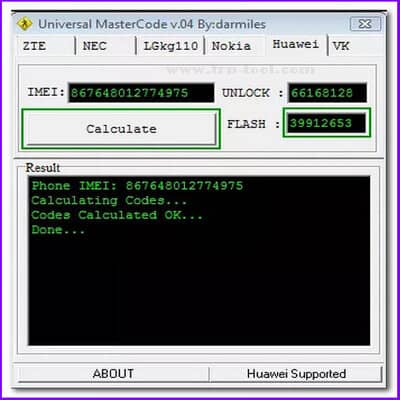 Universal Master Code