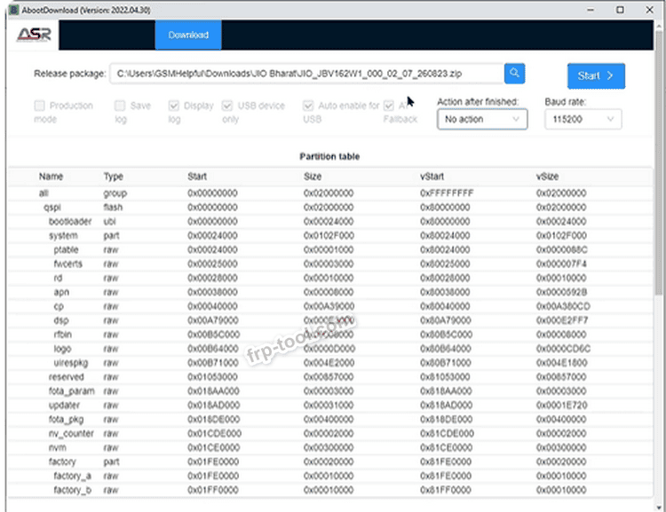 ASR Flash Tool Free Latest Version