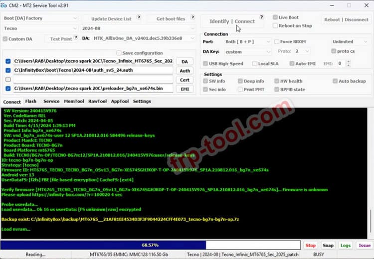 Infinity CM2 Latest Setup Tool 