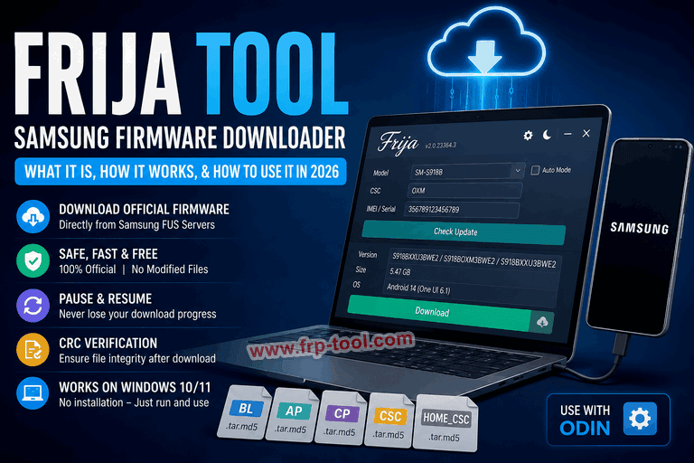 Frija Tool Samsung Firmware Downloder