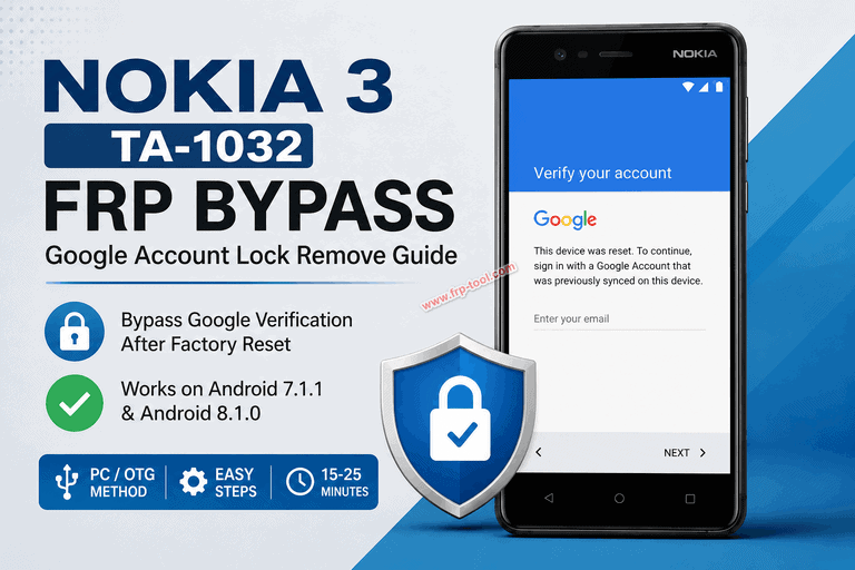 Nokia 3 TA-1032 FRP bypass